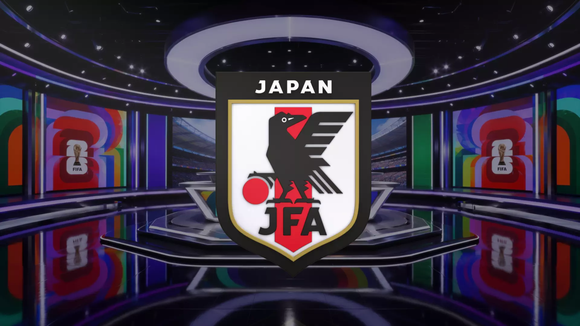 Japan Football Team Logo 3D model
