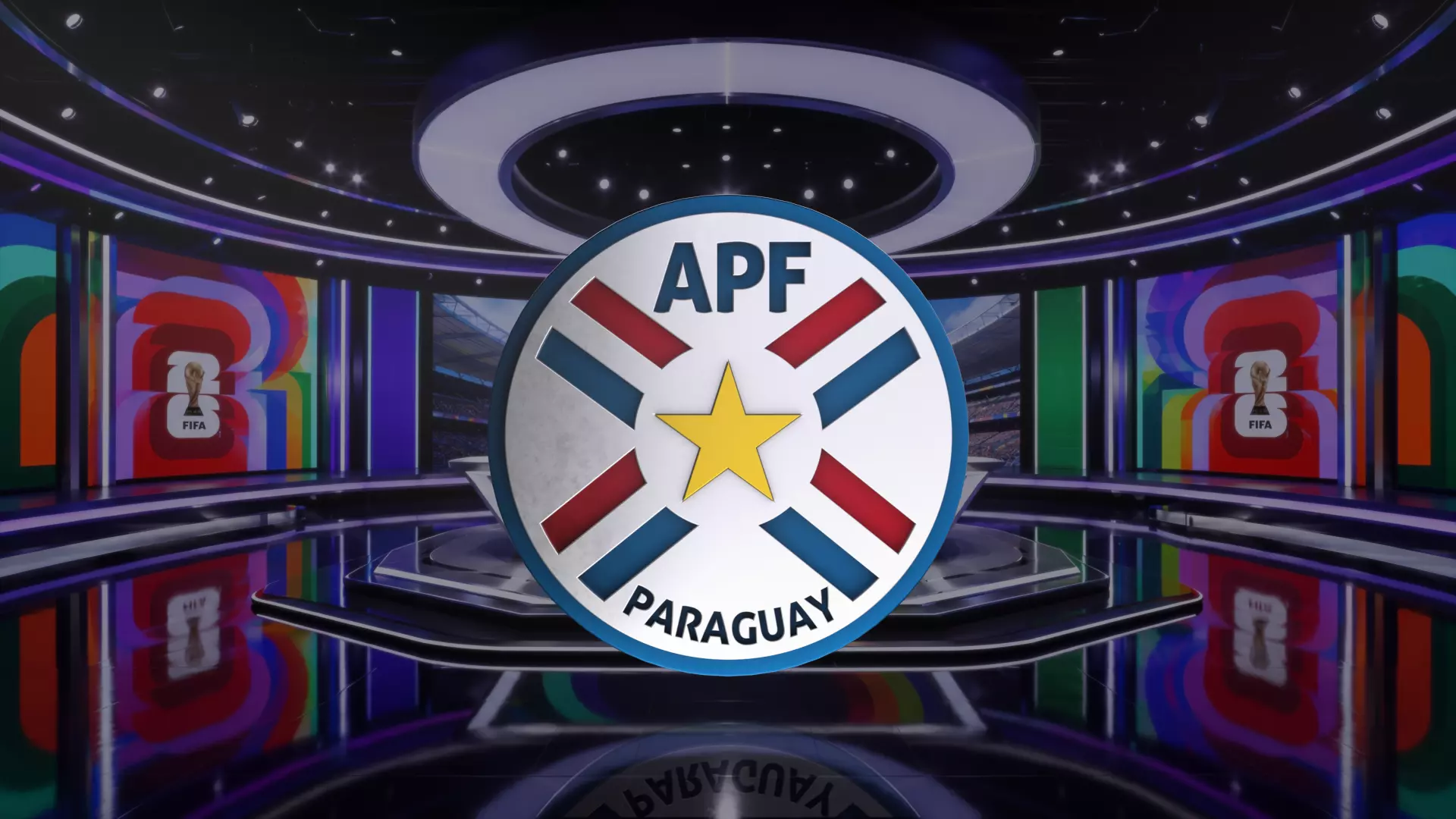 Paraguay Football Team Logo 3D model