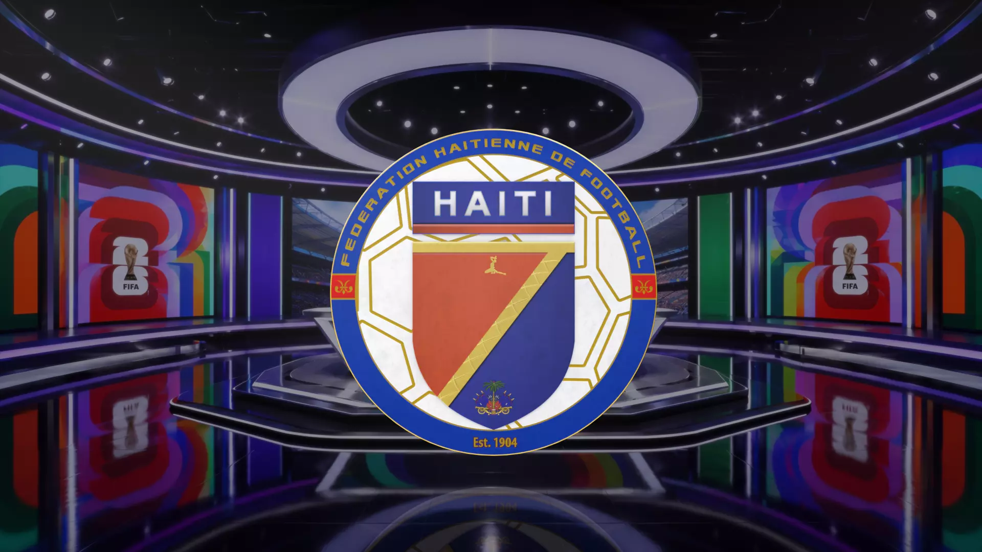 Haiti Football Team Logo 3D model