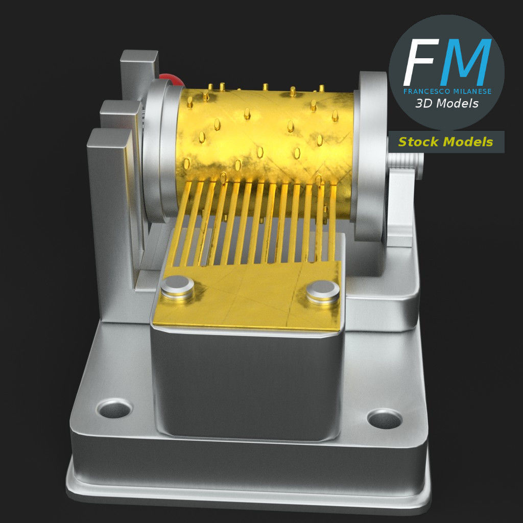 Music box 3D model_2