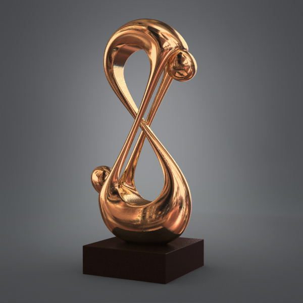 Abstract  Figurine  3D print model_1