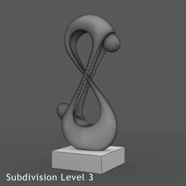 Abstract  Figurine  3D print model_10