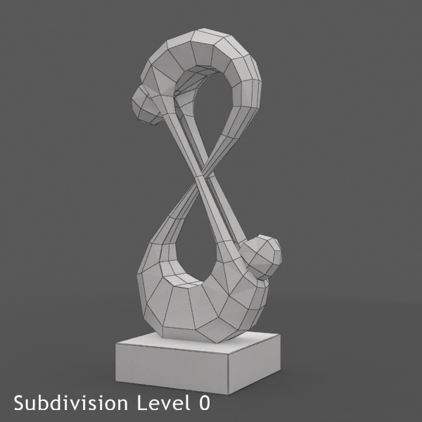 Abstract  Figurine  3D print model_8