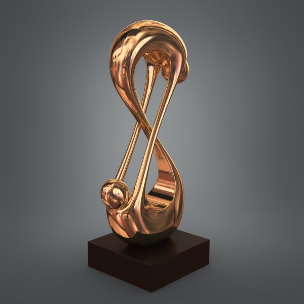 Abstract  Figurine  3D print model_5