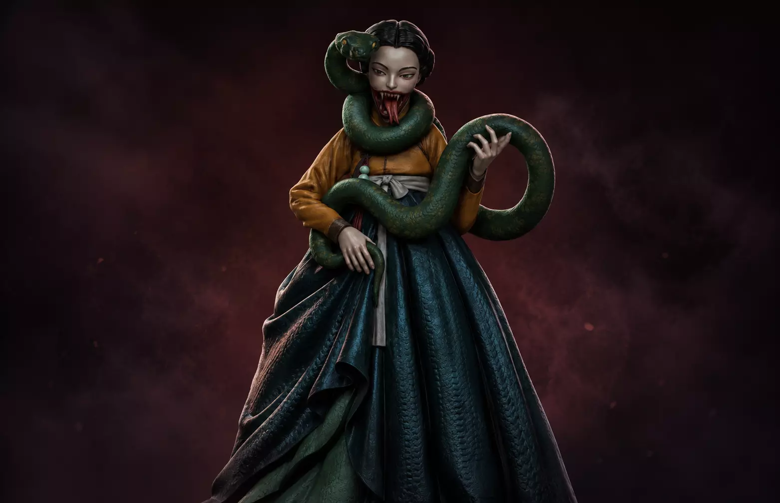 Publicidad The Curse of San-nyeo The Serpent Woman 3D print model