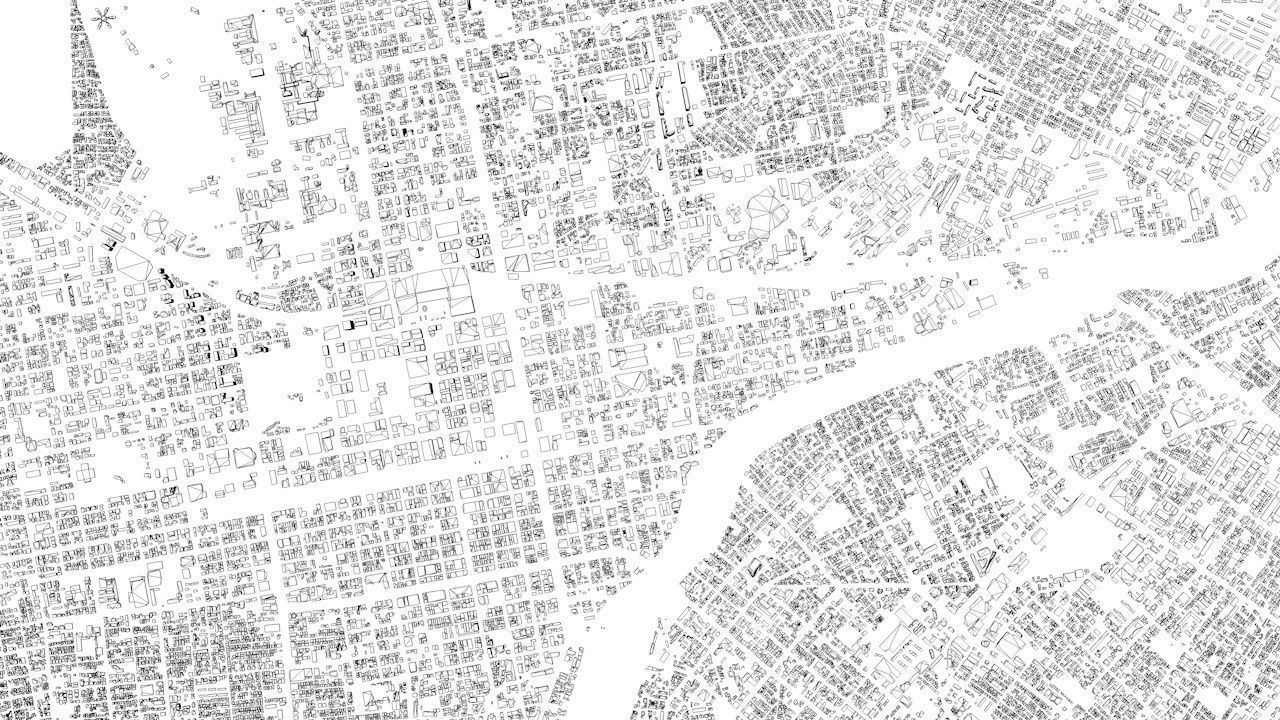 Sapporo Streets and Buildings 3D model_10