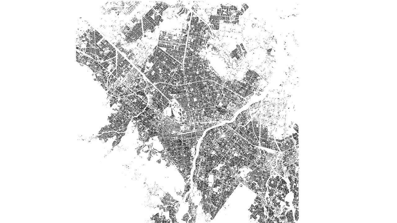 Sapporo Streets and Buildings 3D model_7