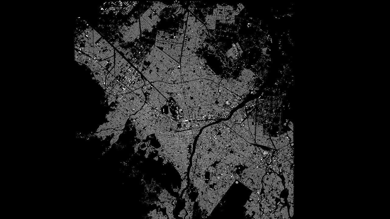 Sapporo Streets and Buildings 3D model_6