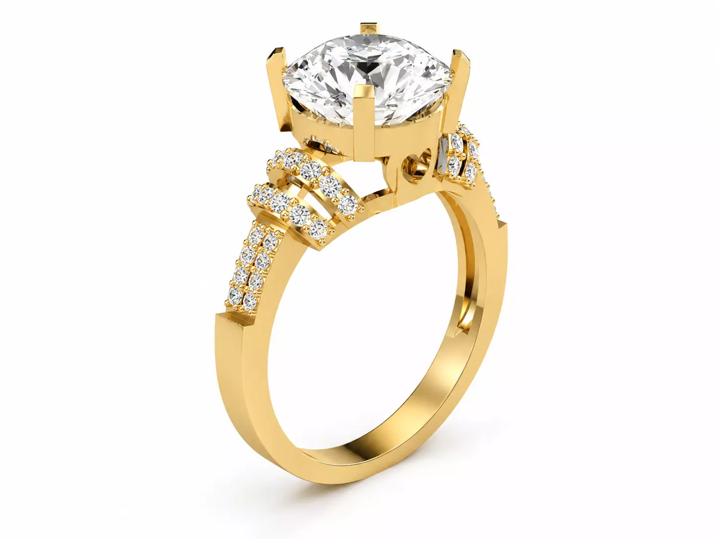 wedding ring 3D print model