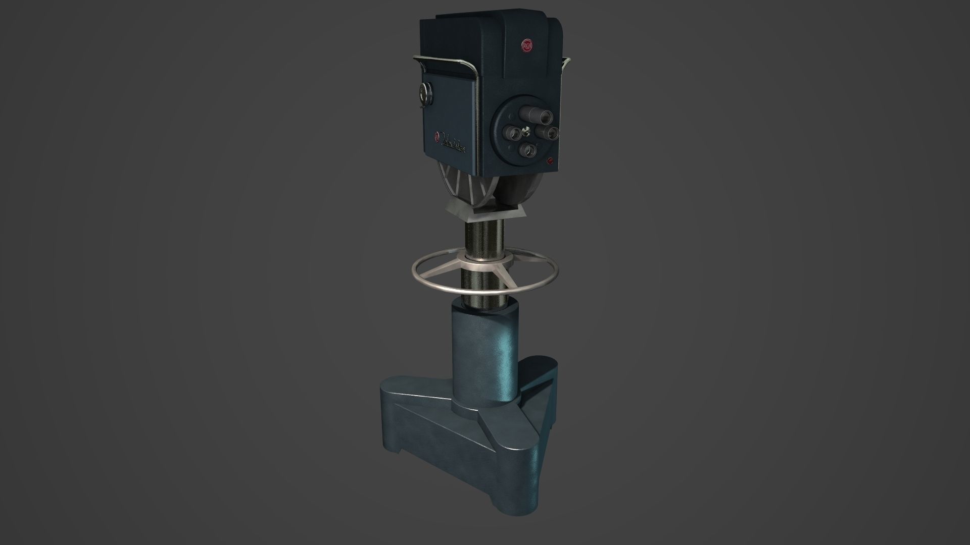 Television Camera RCA TK 11  3D model_2