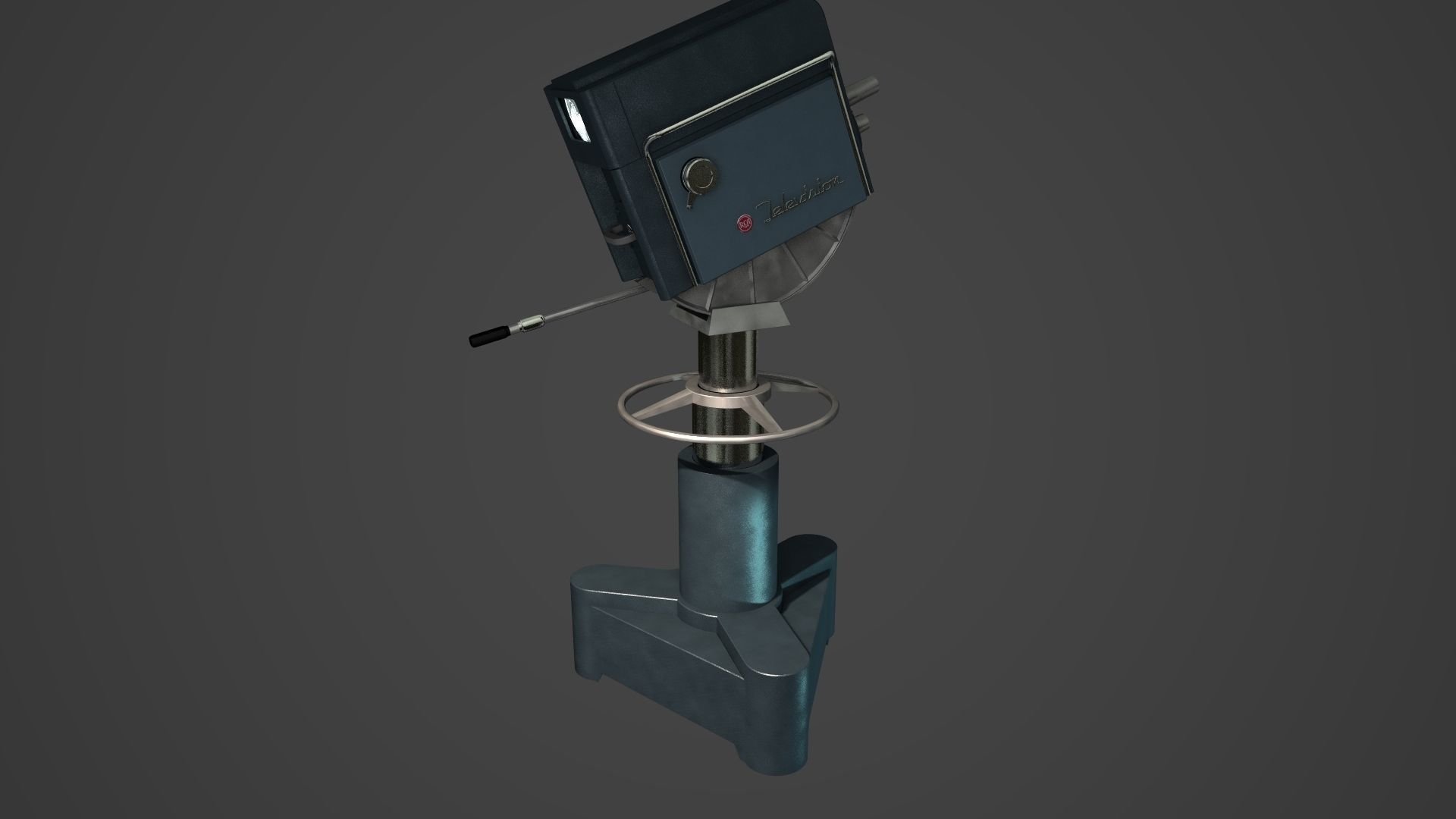 Television Camera RCA TK 11  3D model_1
