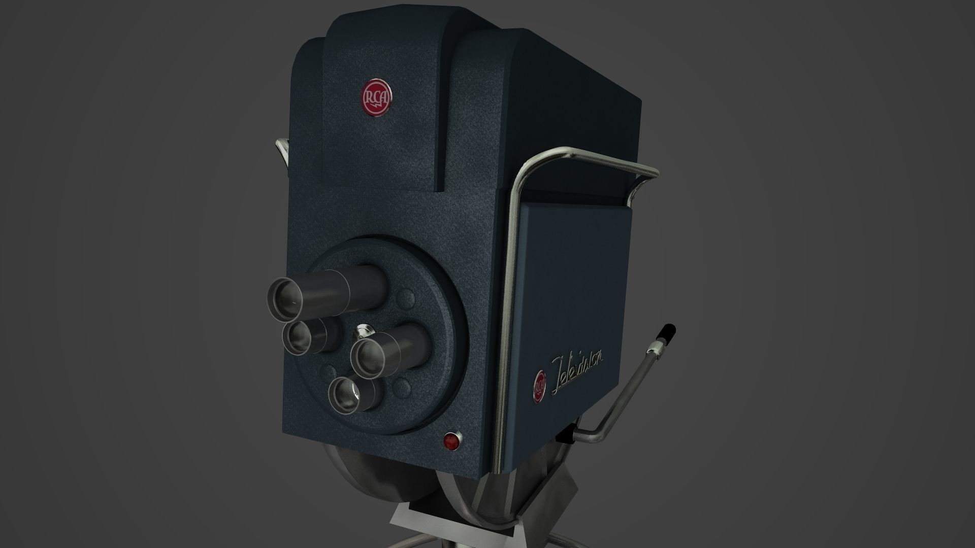 Television Camera RCA TK 11  3D model_6