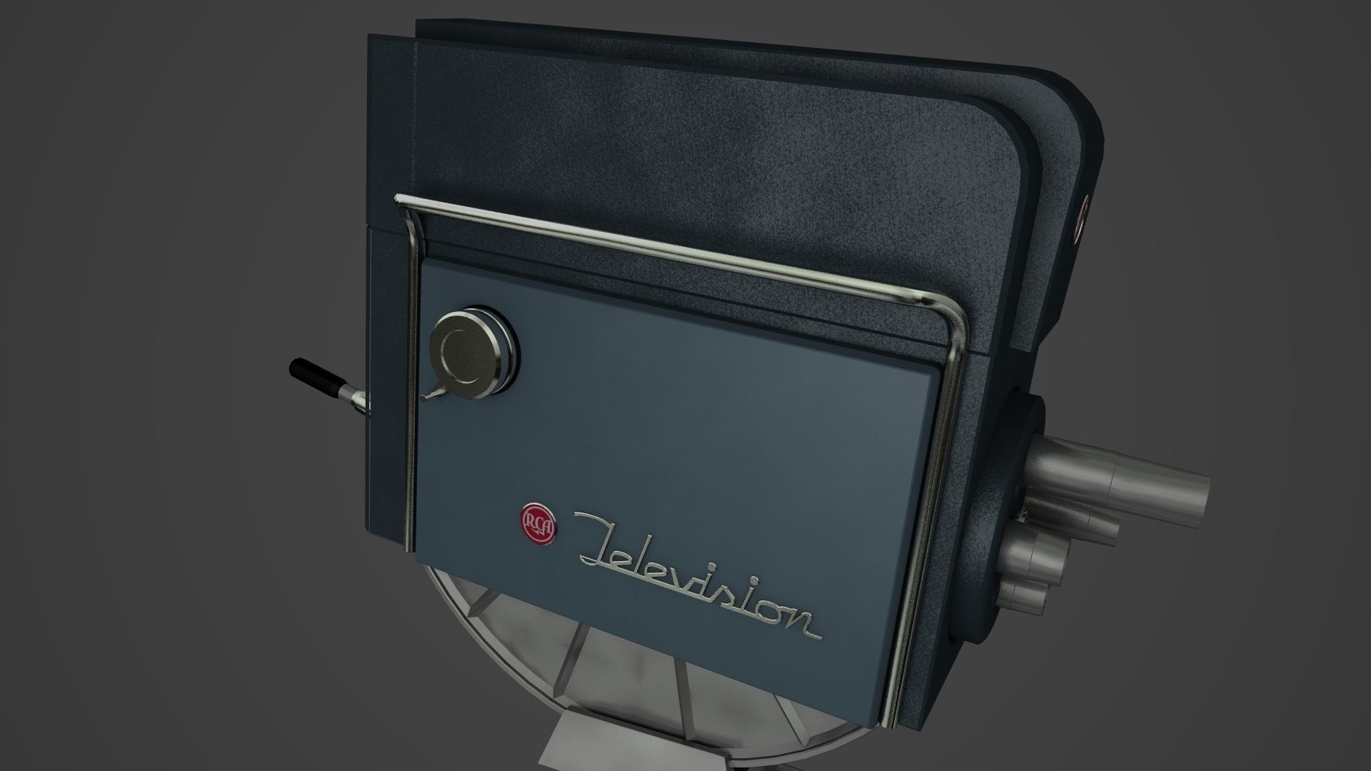 Television Camera RCA TK 11  3D model_5