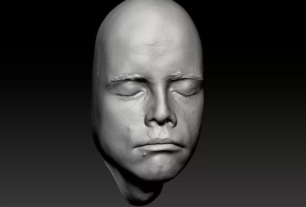 Mark Hamill Luke Skywalker Lifecast 3D Scan Head Star Wars 3D model