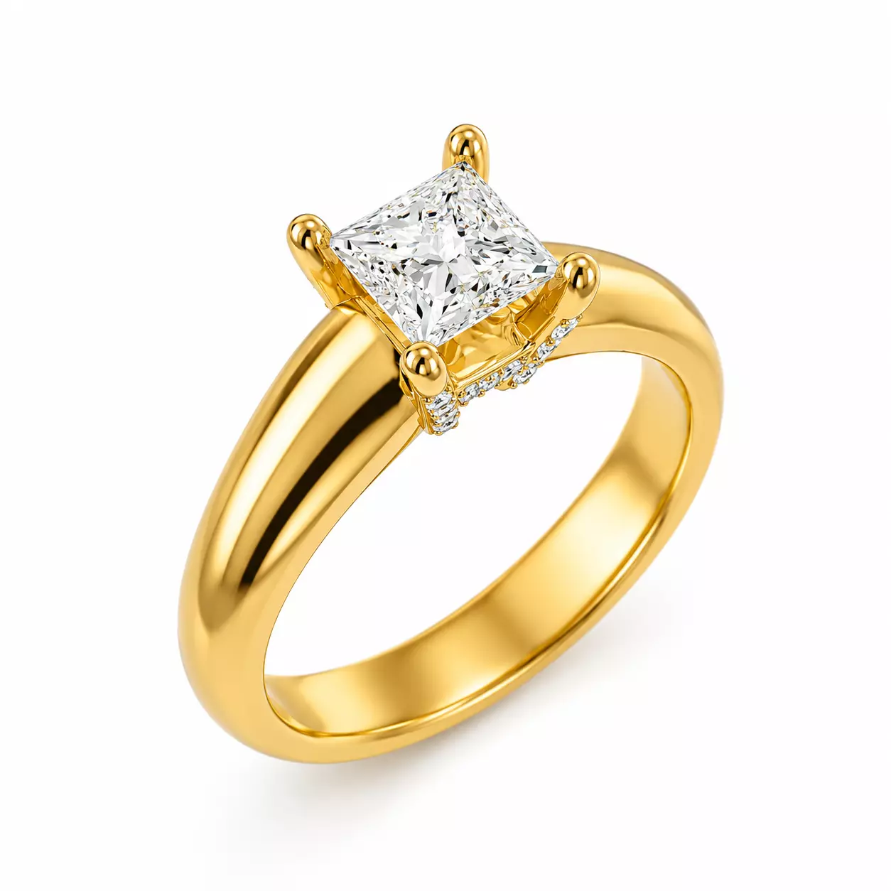 wedding ring 3D print model