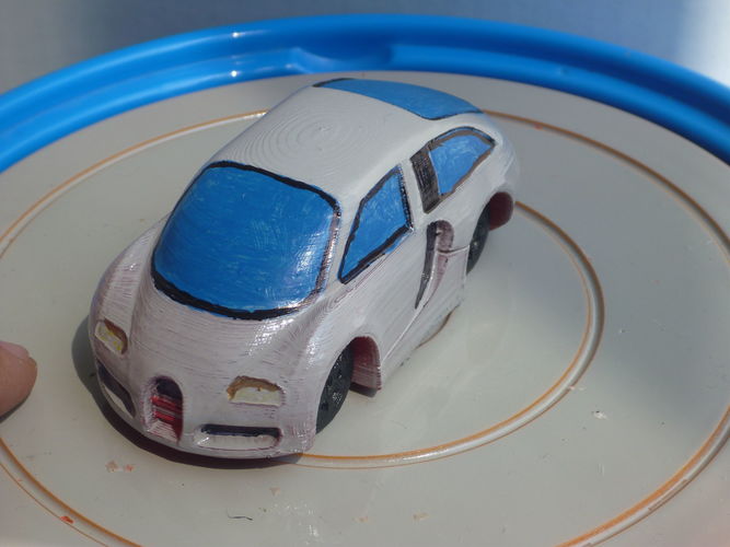Bugatti inspired original concept car AAA 3D print model