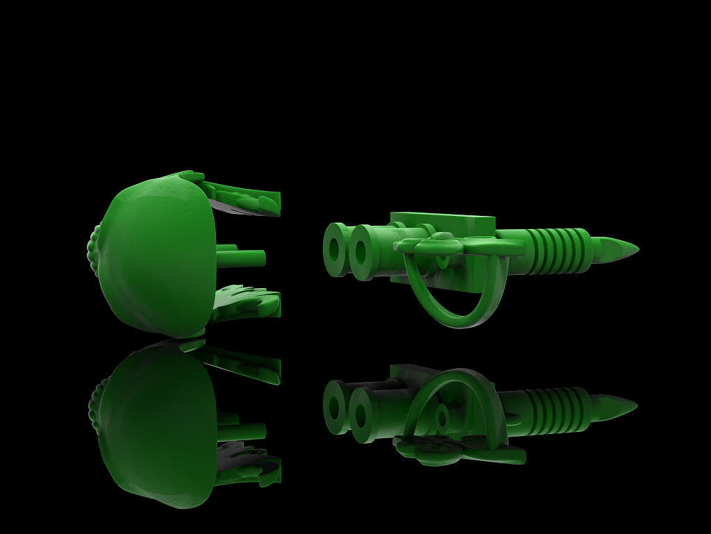 Tattoo Machine with a Skull 3D print model_13