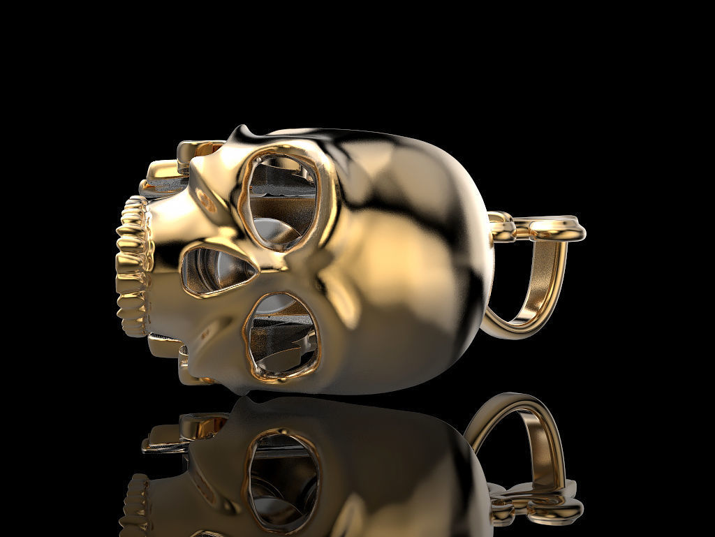 Tattoo Machine with a Skull 3D print model_10