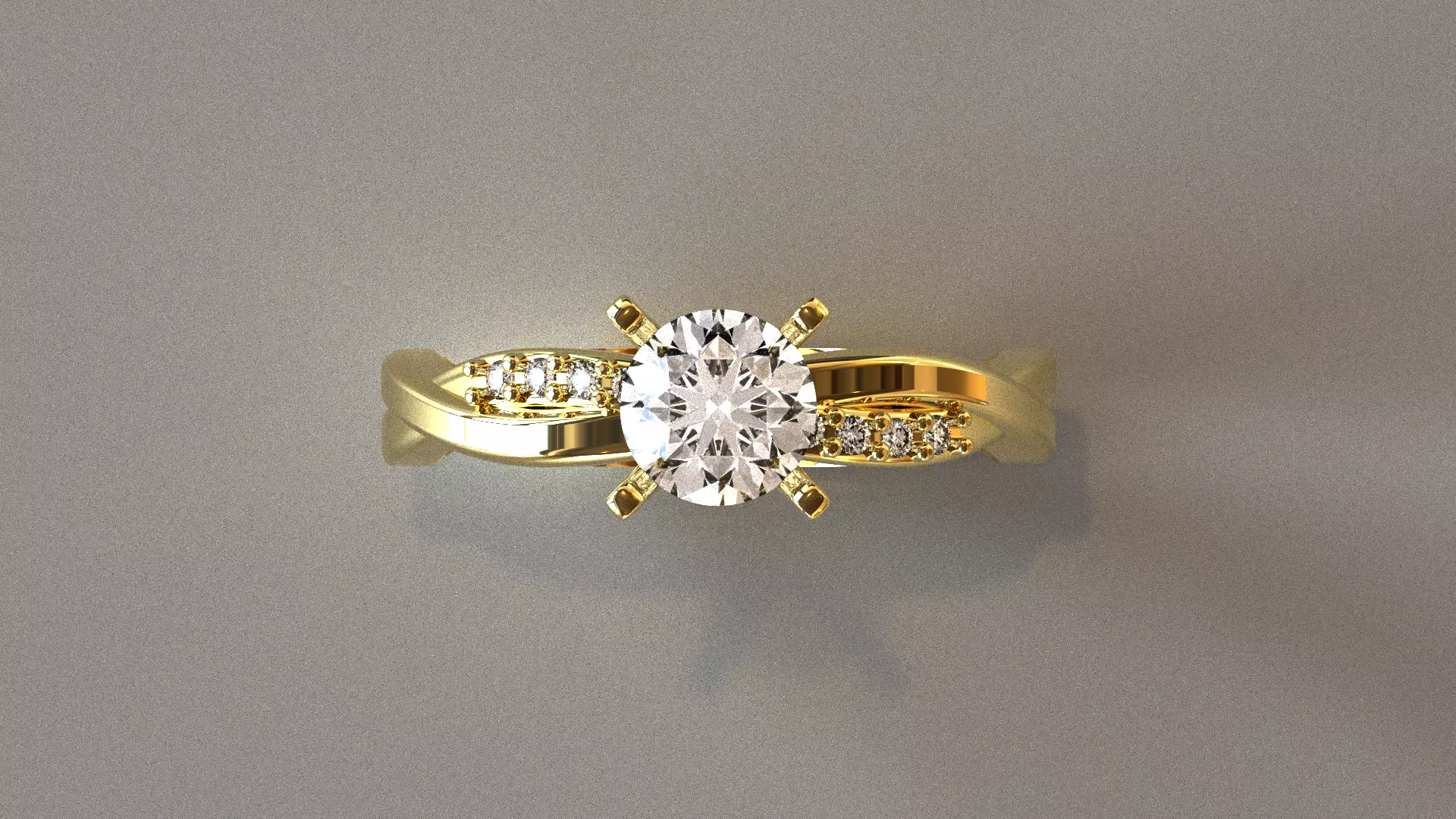 Anillo de Compromiso Doble Cuerpo - Archivo 3DM Editable 3D print model