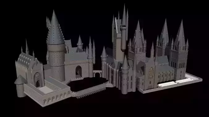 Hogwarts Free 3D model