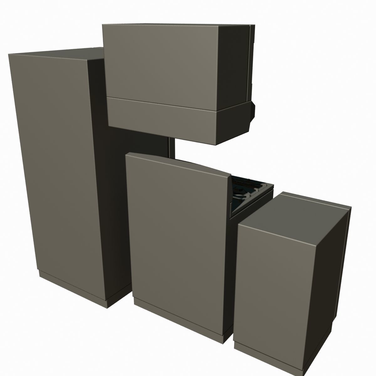 Kitchen Appliances 3D model_13