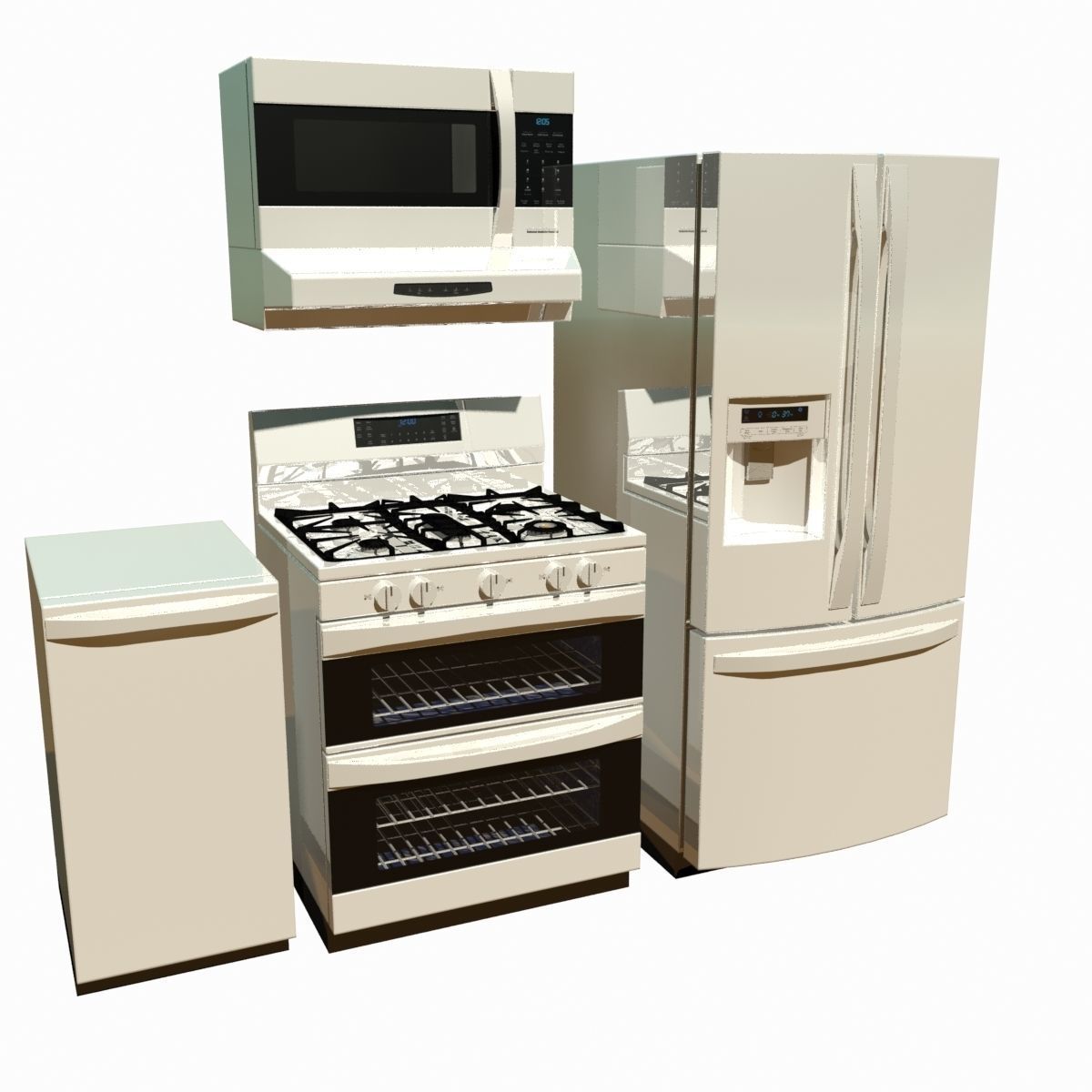 Kitchen Appliances 3D model_23