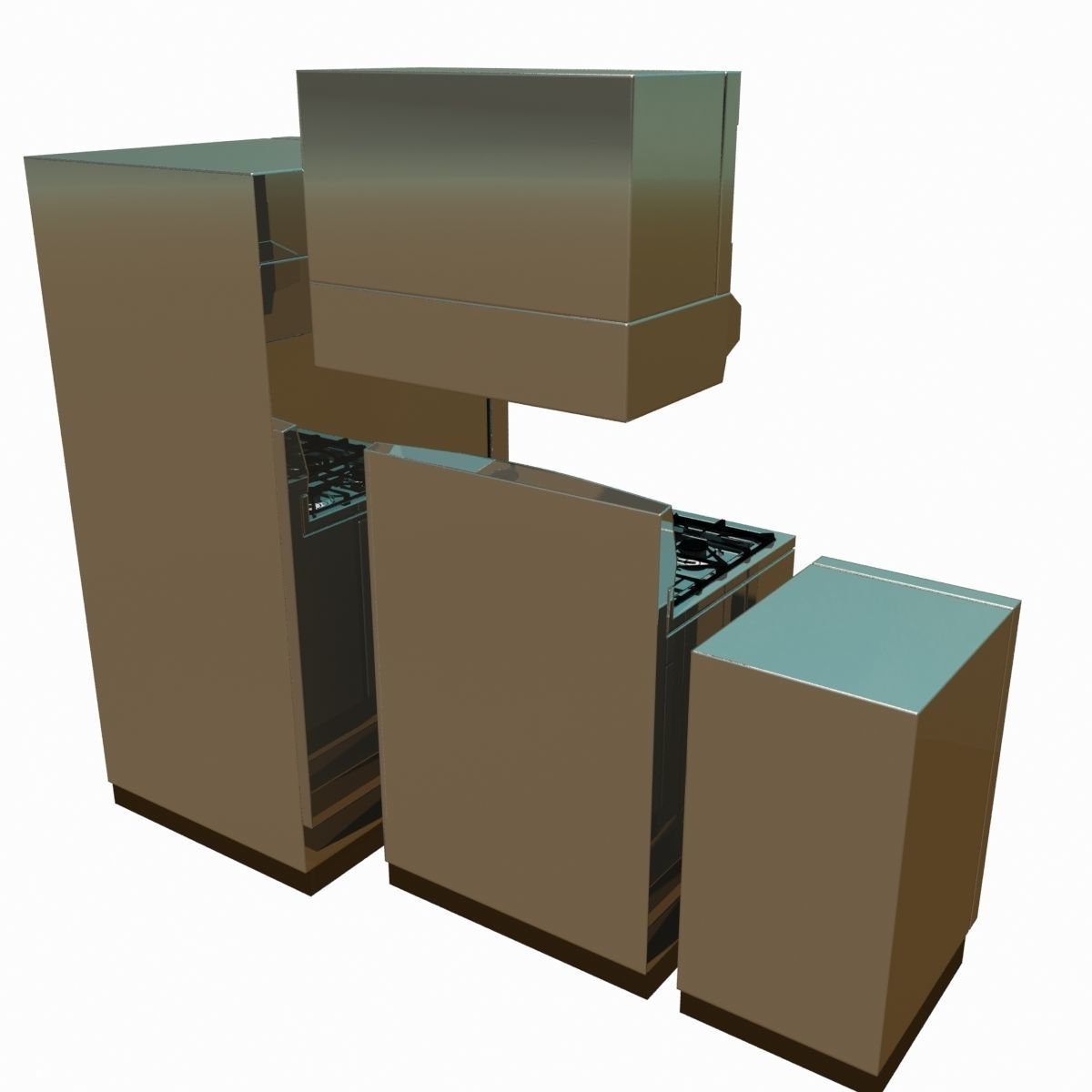 Kitchen Appliances 3D model_6