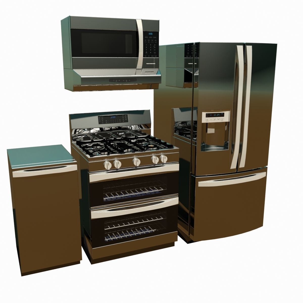 Kitchen Appliances 3D model_21