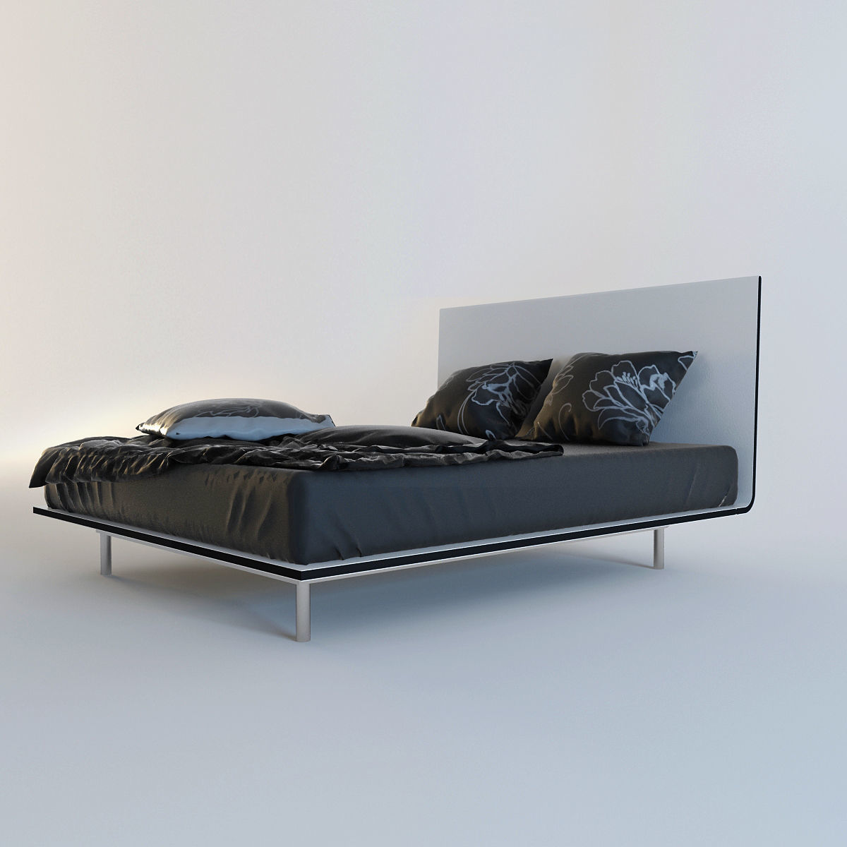 Thin bed by Bonaldo 3D model_3