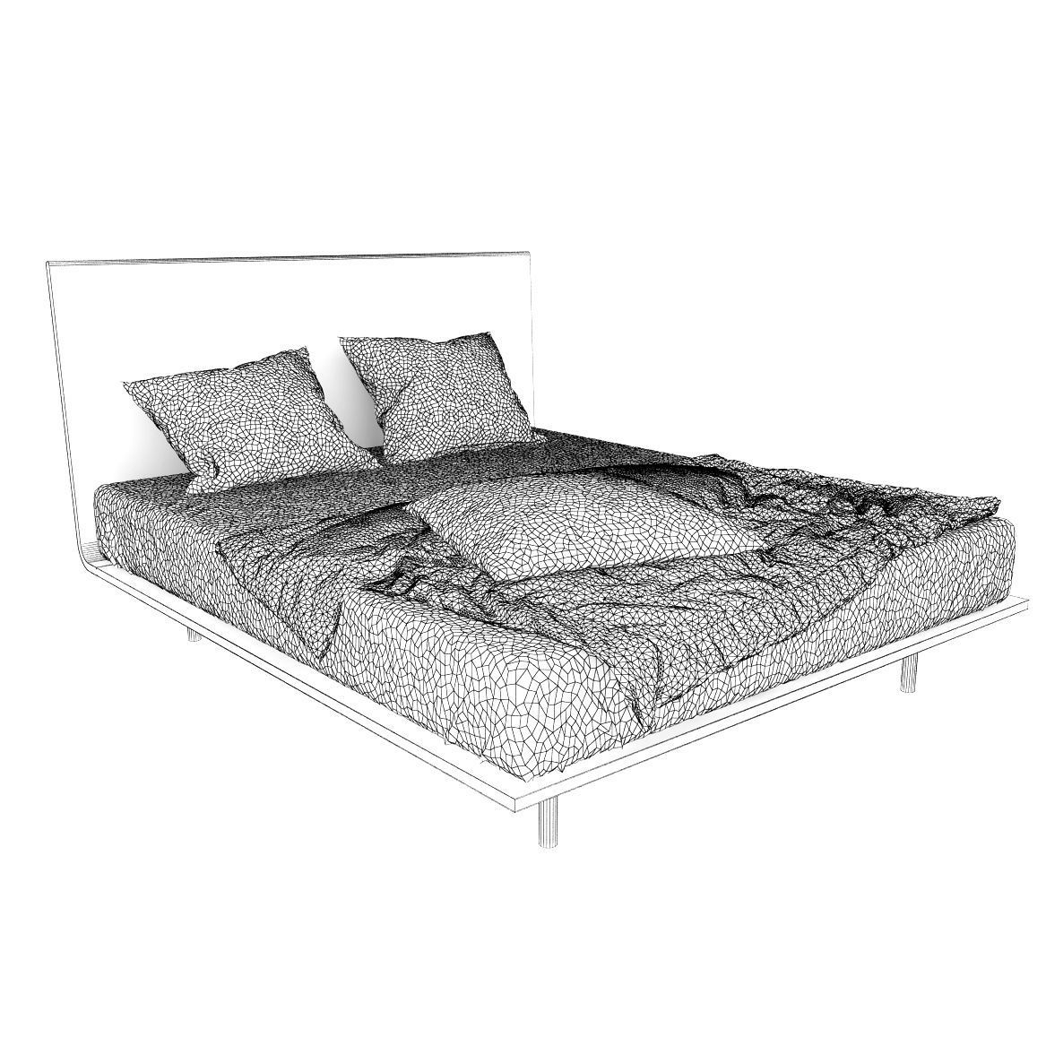 Thin bed by Bonaldo 3D model_6