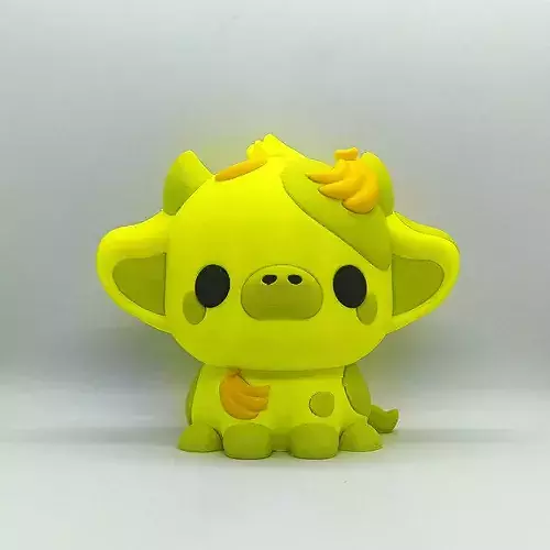 Kawaii Cow - Banana