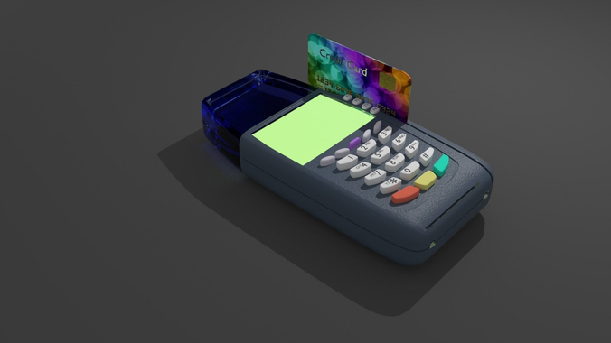 Credit Card Transaction 3D model