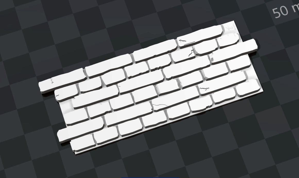 Bricks wall - Decor 3D print model_1