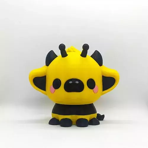 Kawaii Cow - Honey Bee