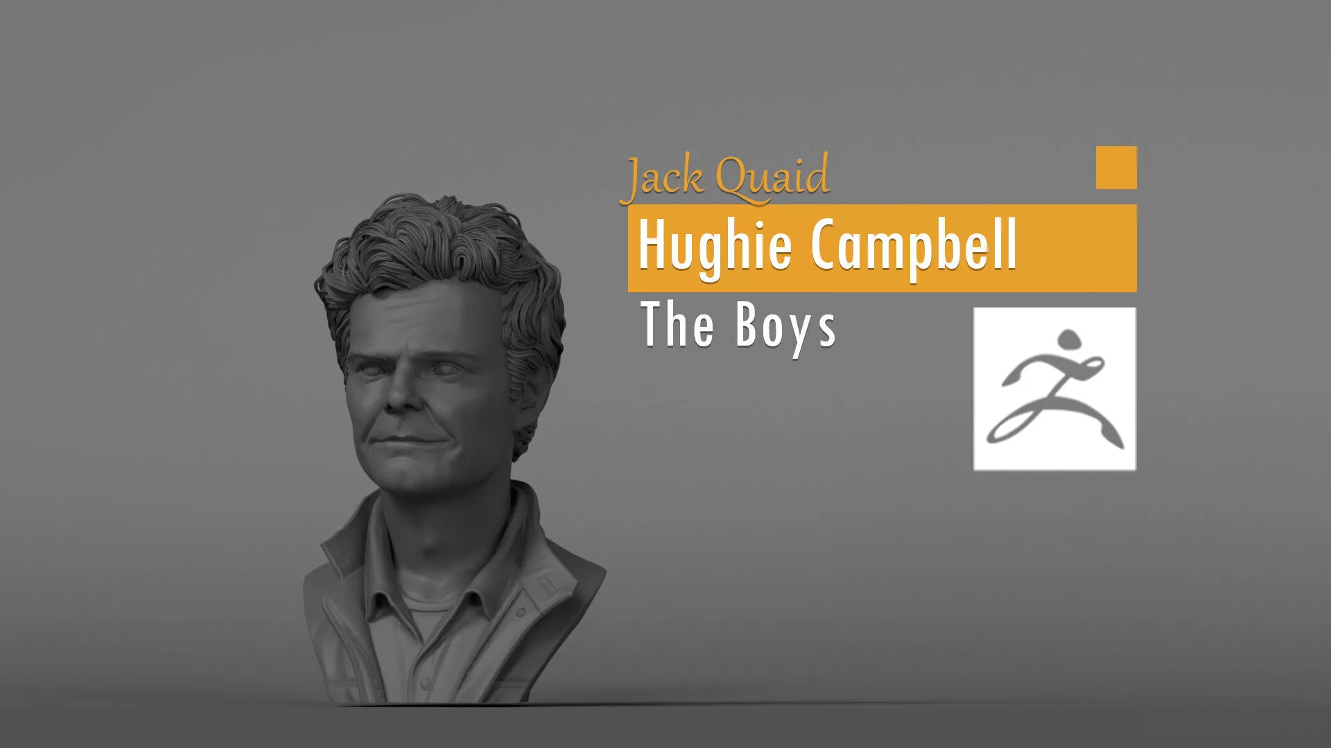 Jack Quaid - Hughie Campbell - The Boys 3D print model