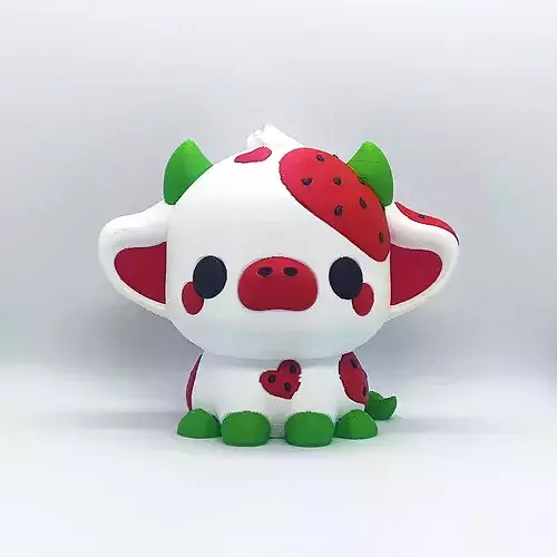 Kawaii Cow - Watermelon