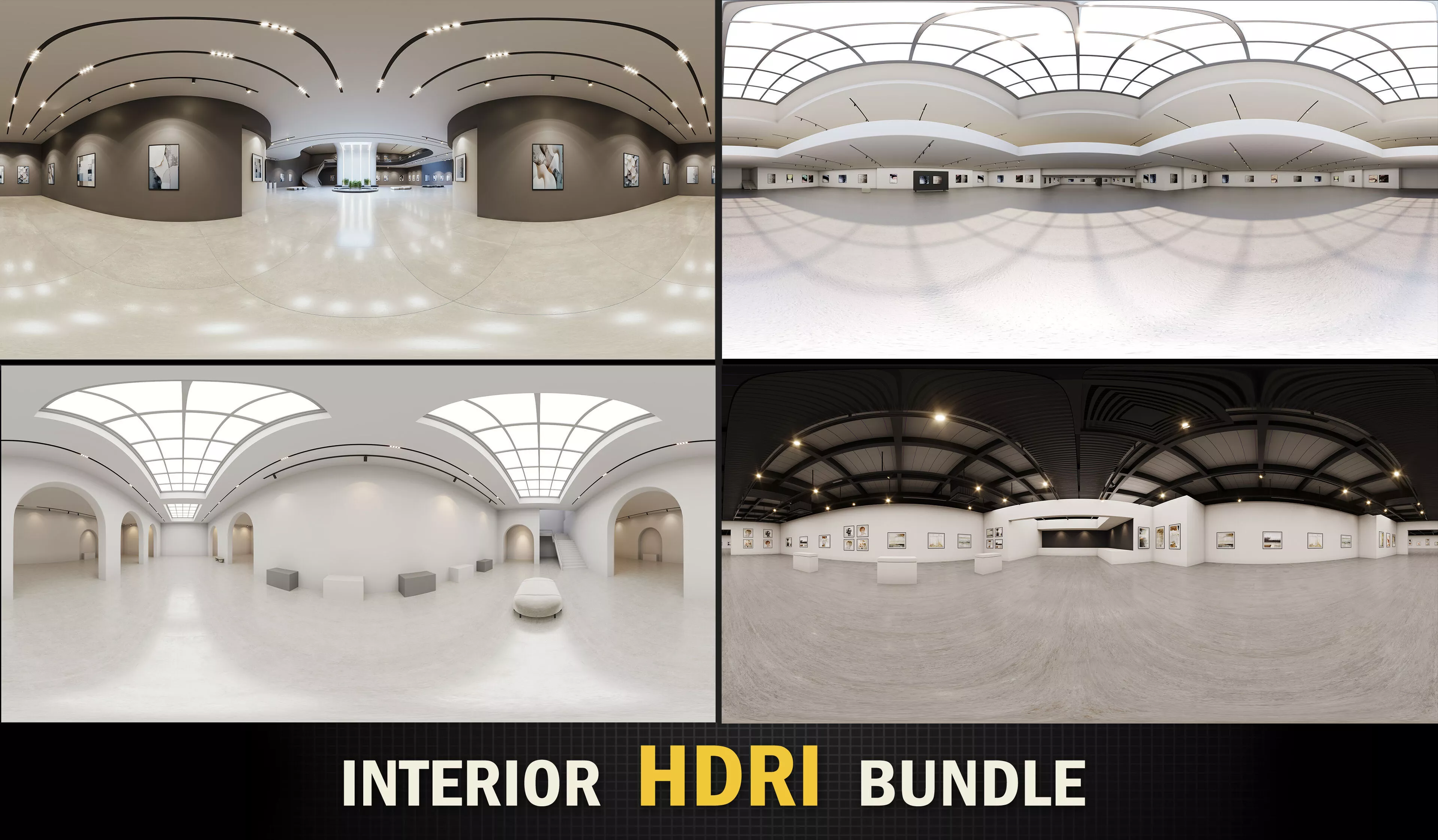 HDRI Interior gallery pack vol 01 Texture