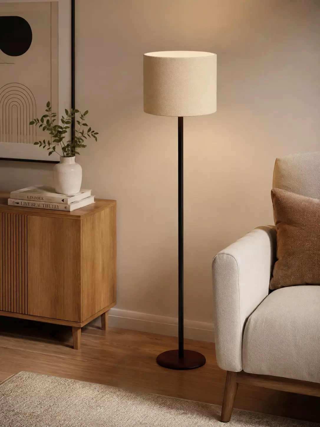 Minimal Modern Floor Lamp Free low-poly 3D model