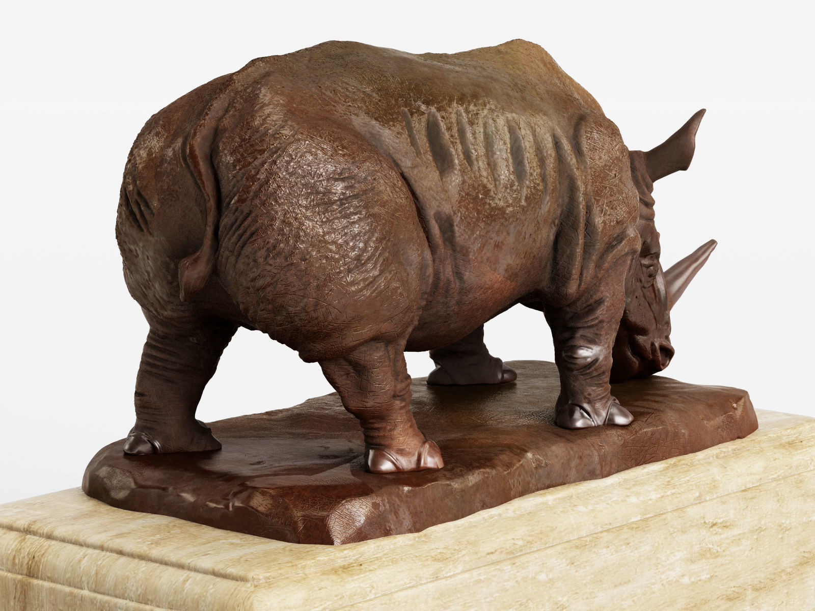 RH Rhino sculpture 3D model_2