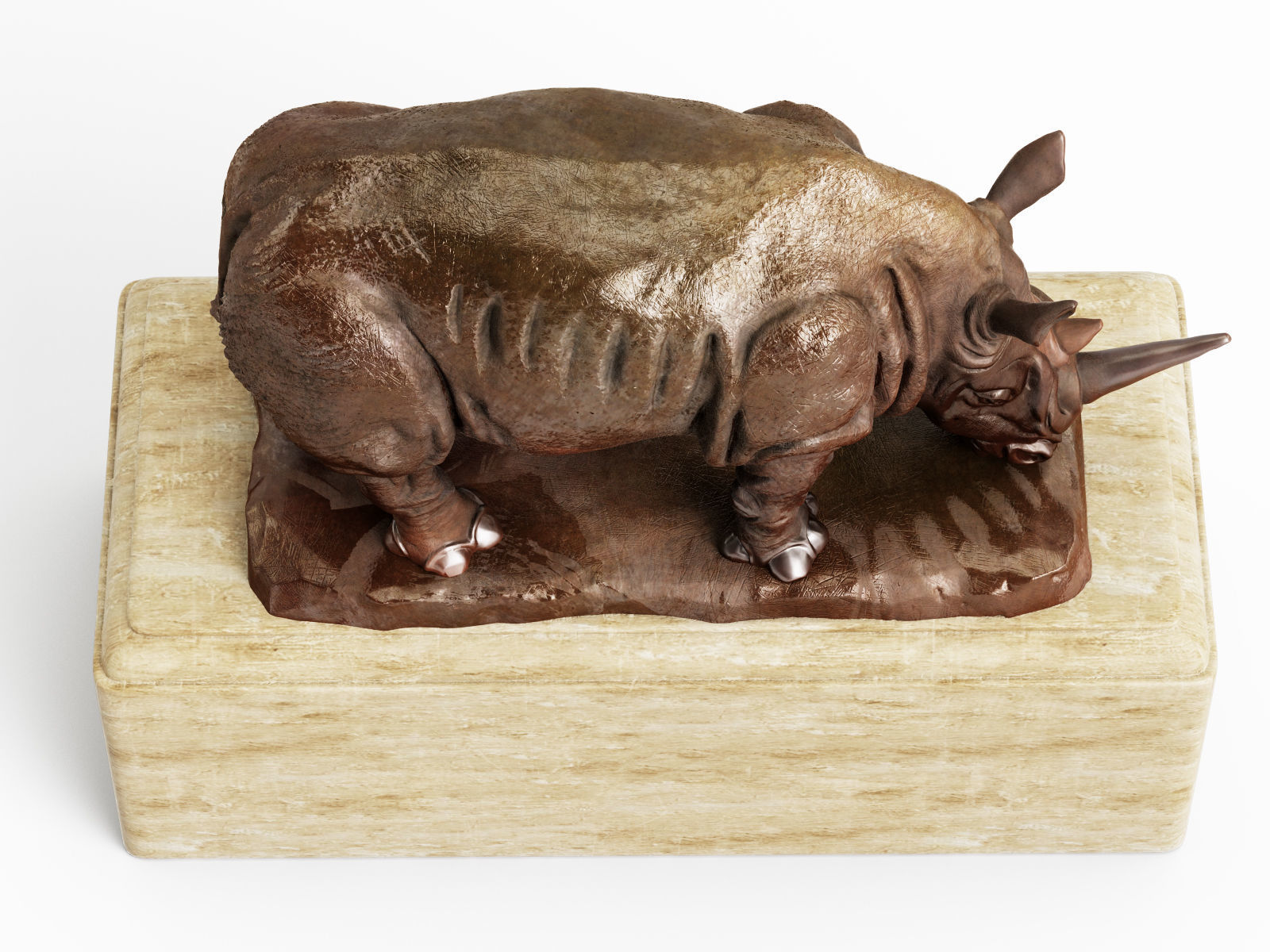 RH Rhino sculpture 3D model_5