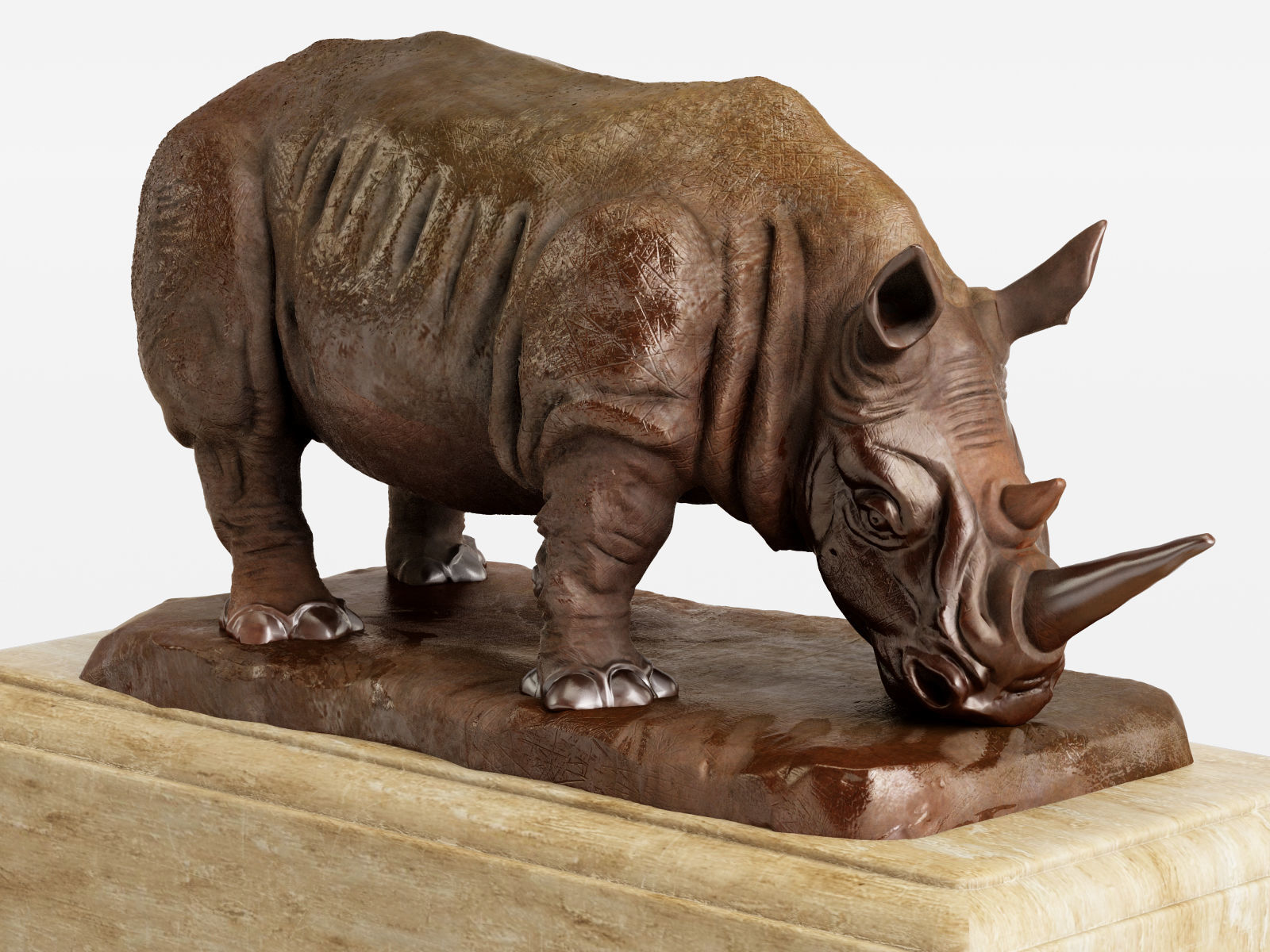 RH Rhino sculpture 3D model_3