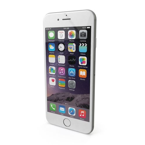 Apple iPhone 6s Silver Low-poly 3D model