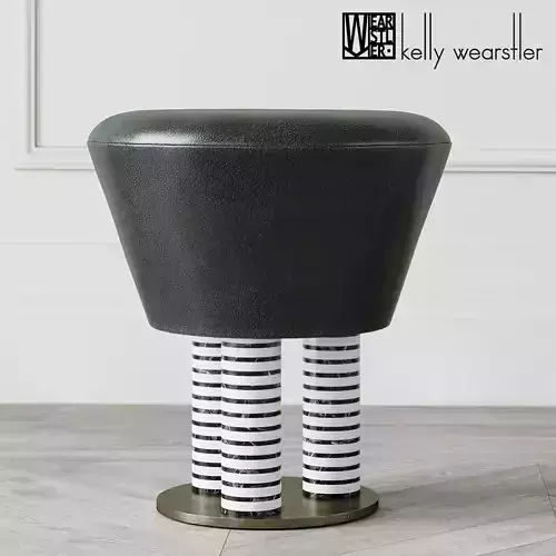 LEONA FOOT STOOL by Kelly Wearstler