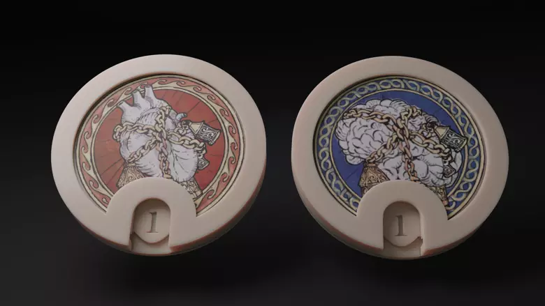 Attribute Counters - Kingdom Death Monster 3D print model