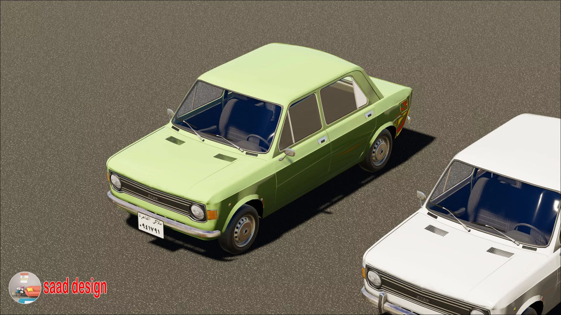 fiat 128 all cairo old lumion 3D model