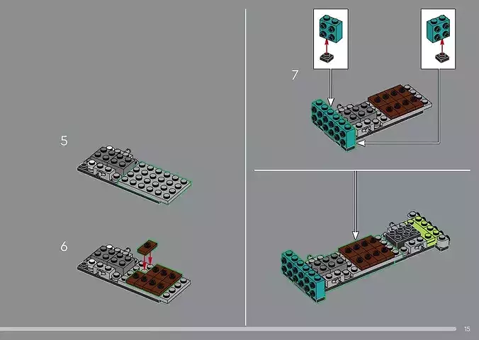MB-10352 Cartoon Fast Food Restaurant  3D print model 7