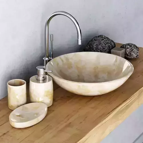 Washbasin marble mini 3D model