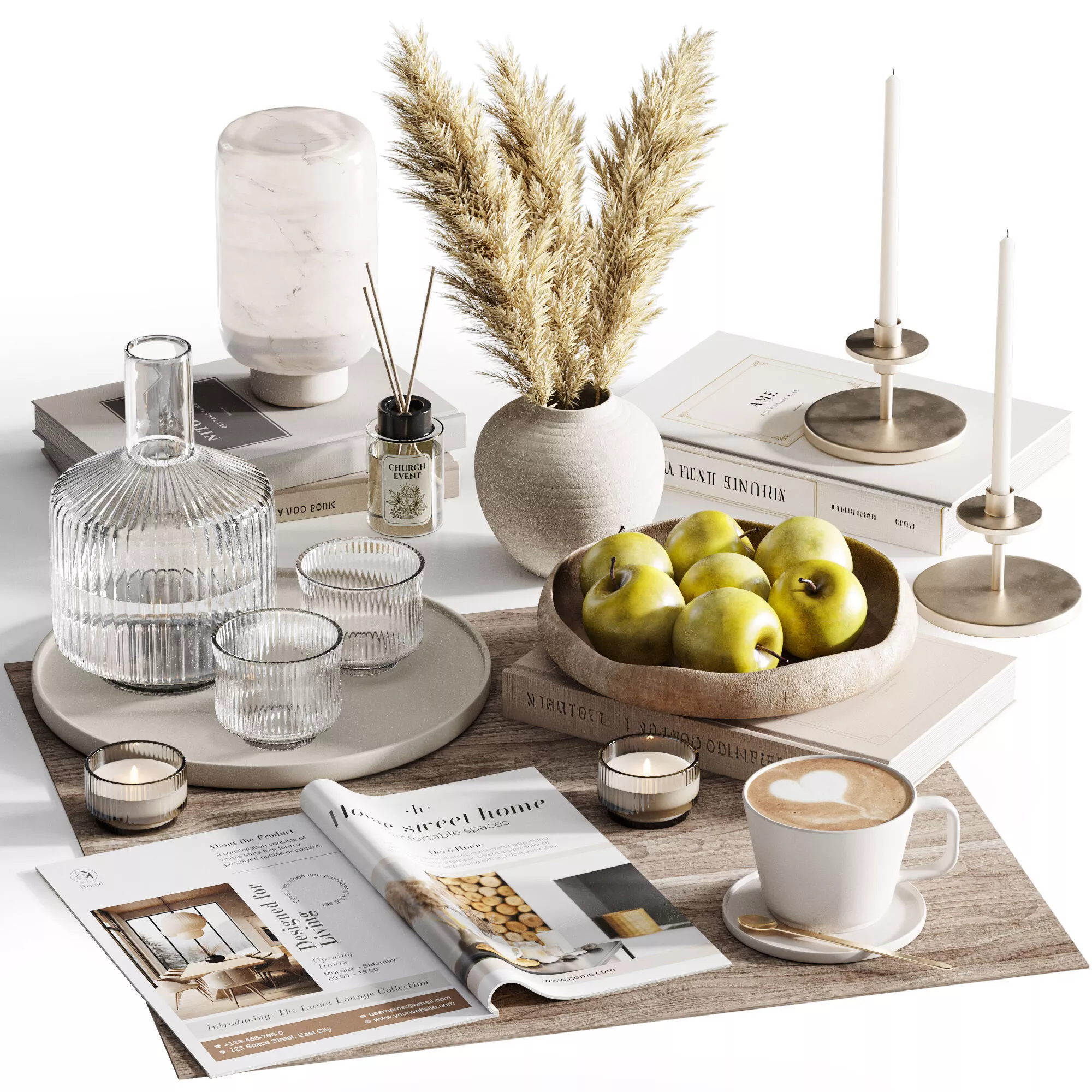 Decorative set 44 3D model