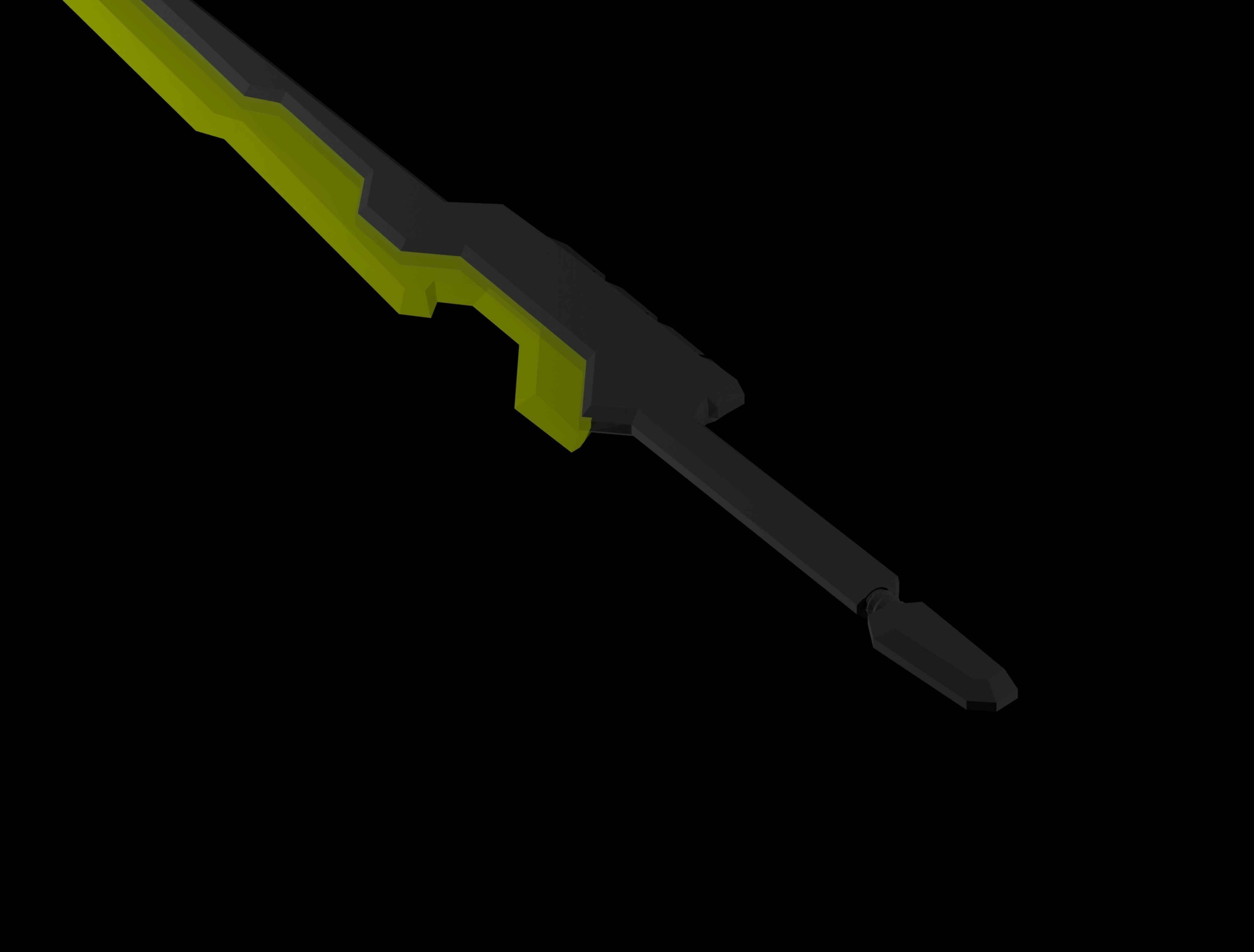 Project Yi sword-League Of Legends Low-poly 3D model_1