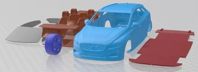 Volvo V40 Cross Country 2013 Printable Car 3D print model